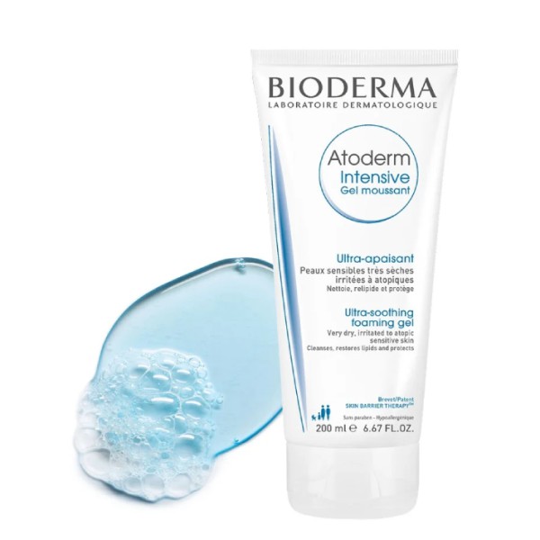 Sữa rửa mặt da liễu Bioderma - Atoderm Intensive Gel Moussant 200ml