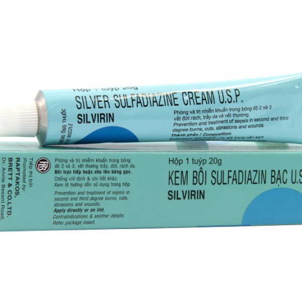 Thuốc bôi bỏng Silvirin - Thành phần, công dụng và cách sử dụng
